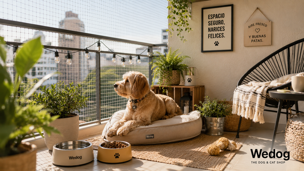 Cómo hacer que tu balcón sea seguro y dog-friendly